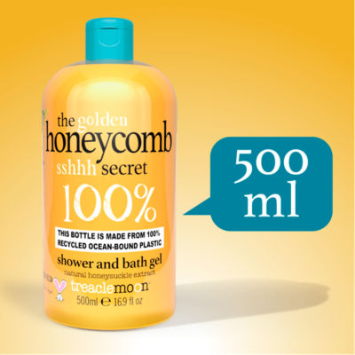 Treaclemoon Golden Honeycomb shower gel 500ml, UK version