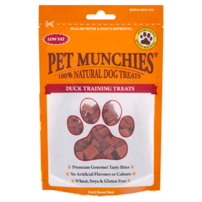 ASDA Pet Munchies Duck Training Treats Dog Treats 50g- Buy online at McGrocer