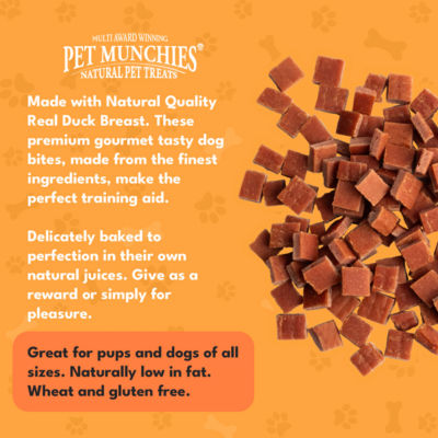 Pet Munchies duck training treats 50g (British brand)