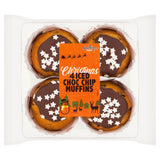 GodBiten Christmas iced choc chip muffins 296g, UK version