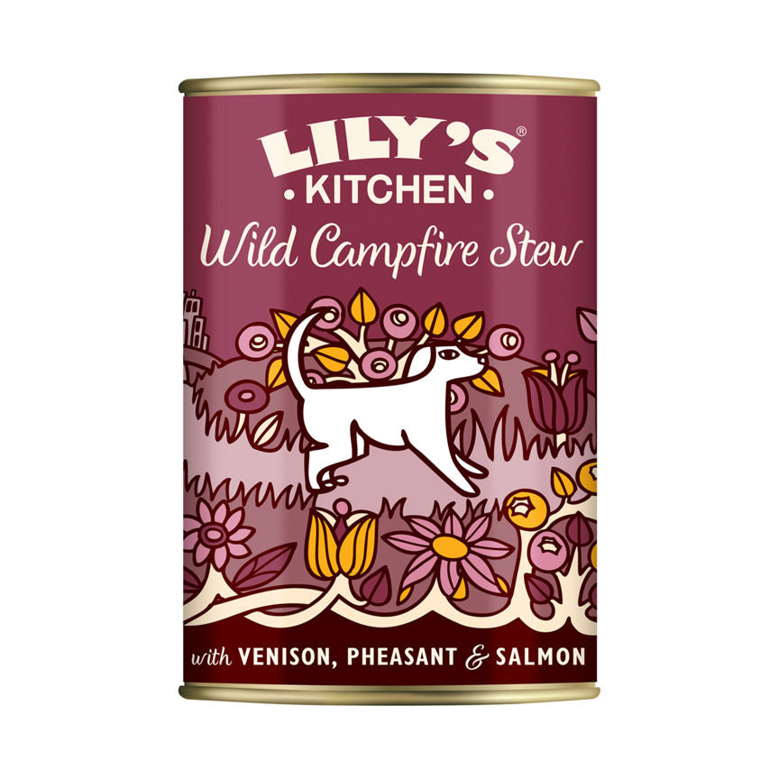 Lily's Kitchen Wild Campfire Stew Adult Wet Dog Food 400g