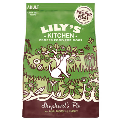 Lily's Kitchen dry dog food lamb shepherd's pie 1kg (British brand)