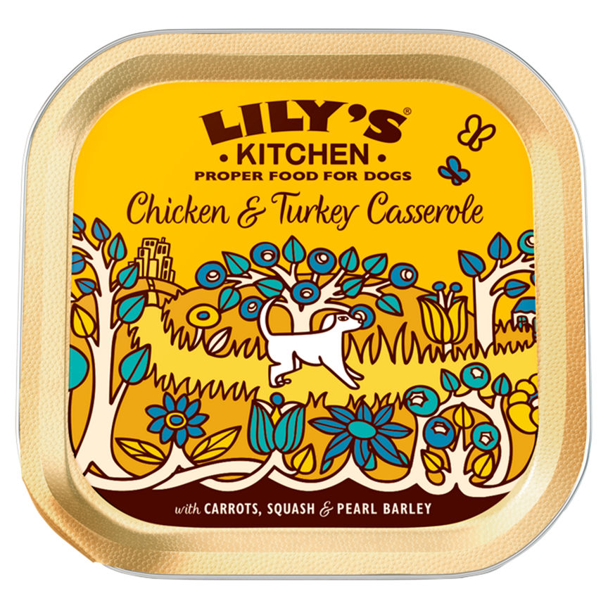 Lily's Kitchen Chicken & Turkey Casserole Adult Wet Dog Food GOODS ASDA   