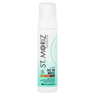 ASDA St. Moriz Professional 1 Hour Fast Tan Self-Tan Mousse 200ml- Buy online at McGrocer