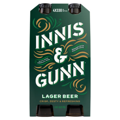ASDA Innis & Gunn Lager Beer 4 x 330ml- Buy online at McGrocer
