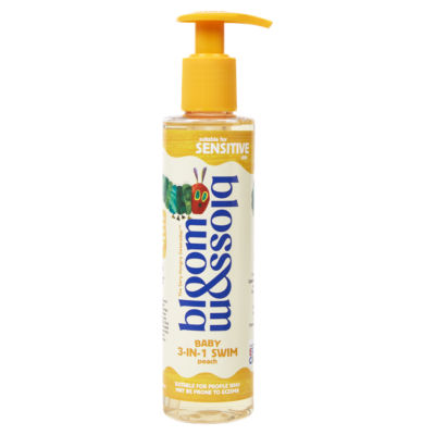 ASDA Bloom & Blossom Baby 3-in-1 Swim Peach Shampoo, Conditioner & Body Wash 200ml- Buy online at McGrocer