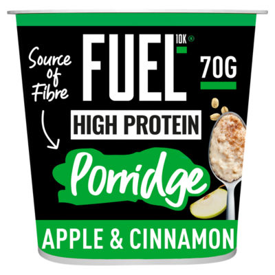 FUEL10K High Protein Apple & Cinnamon Porridge Pot
