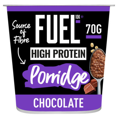 FUEL10K Chocolate Porridge Pot 70g - British product
