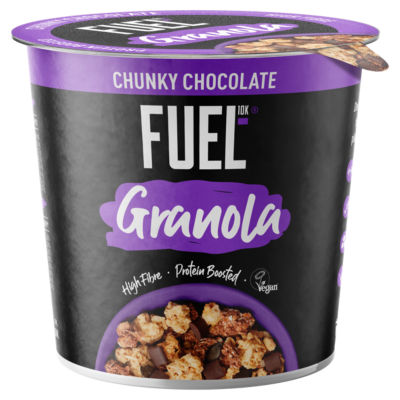 ASDA FUEL10K Chocolate Protein Granola Cereal Pot 70g- Buy online at McGrocer