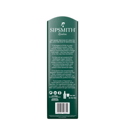 Sipsmith London Dry Gin 700ml