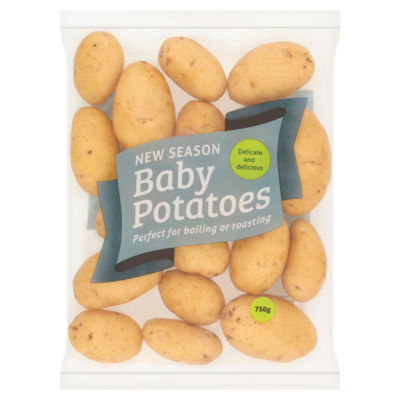 ASDA Baby Potatoes New Season 750g, imported from the UK