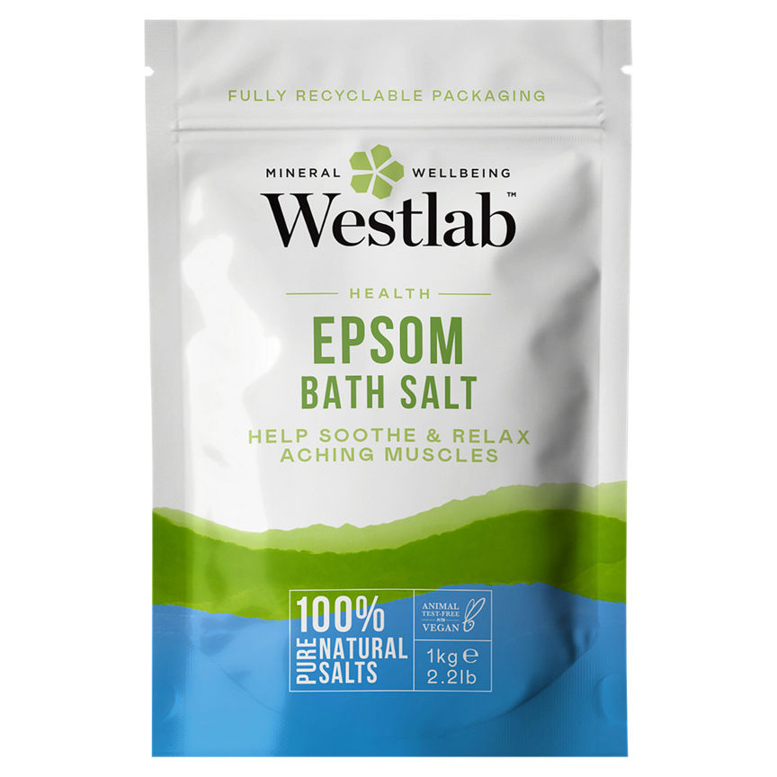 Westlab Pure Mineral Bathing Epsom Salt GOODS ASDA   