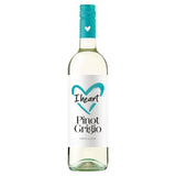 I Heart Pinot Grigio white wine 75cl, UK version