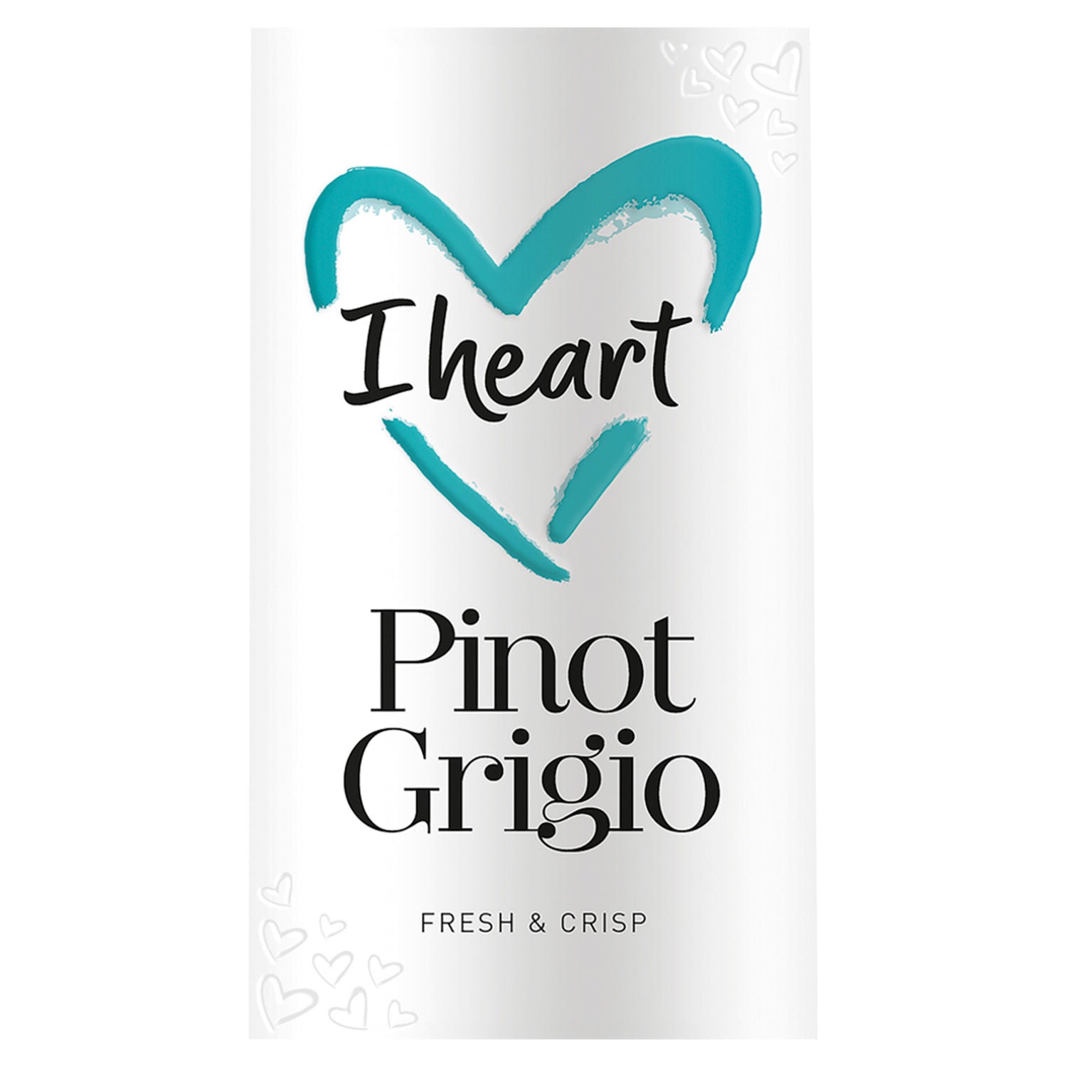 I Heart Pinot Grigio white wine 75cl, UK version