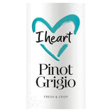 I Heart Pinot Grigio white wine 75cl, UK version