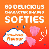 Haliborange vitamin softies strawberry flavour 60 count (British brand)