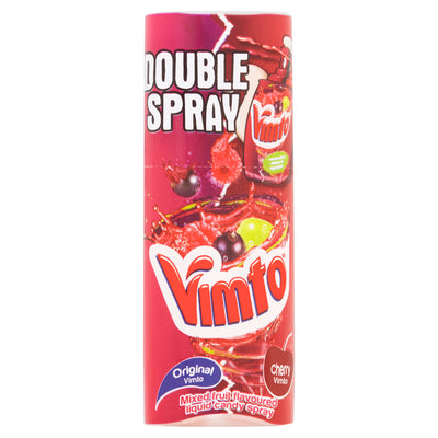 ASDA Vimto Double Spray Original & Cherry Mixed Fruit Flavoured Liquid Candy Spray 12ml- Buy online at McGrocer