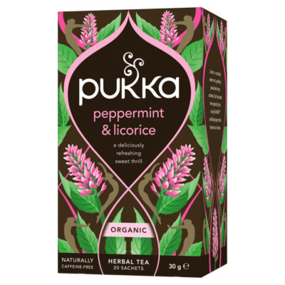 Pukka Organic Peppermint & Licorice 20 Herbal Tea Sachets