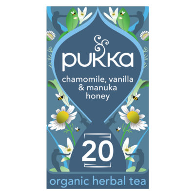 Pukka Chamomile, Vanilla & Manuka Honey 20 Organic Herbal Tea Bags