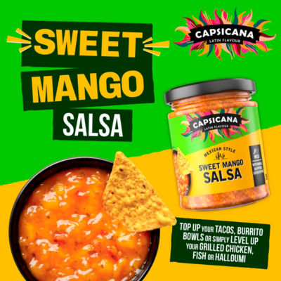 Capsicana Sweet Mango Salsa 280g, UK version