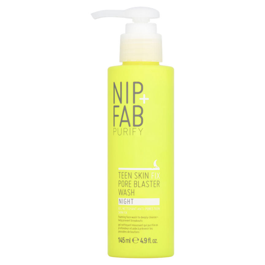 Nip+Fab Purify Teen Skin Fix Pore Blaster Wash Night 145ml GOODS ASDA   