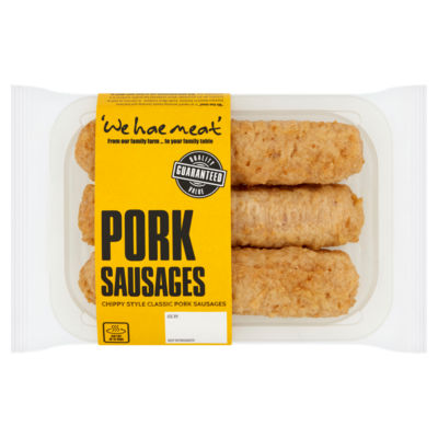 We Hae Meat Schweinefleischwürstchen Chippy Style Classic 300g