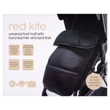 Red Kite universal foot muff with hand warmer and seat liner, UK version