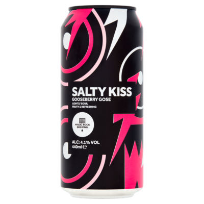 Magic Rock Brewing Salty Kiss Gooseberry Gose beer 440ml, imported from the UK