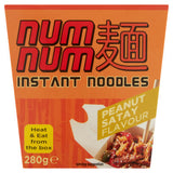 Num Num instant noodles peanut satay flavour 280g, imported from the UK