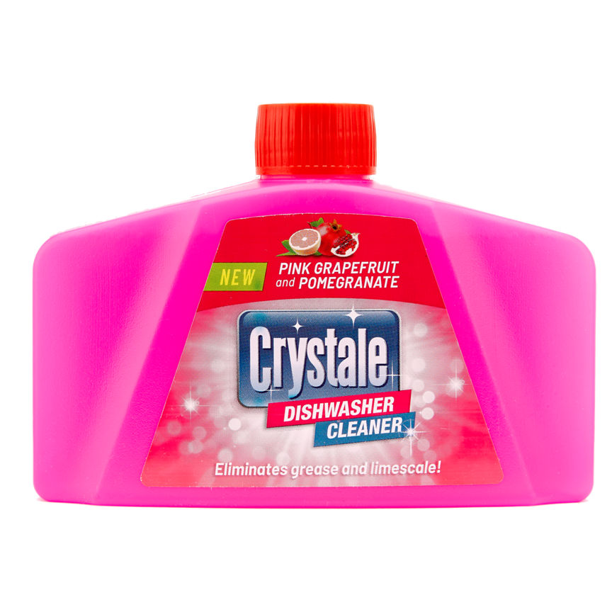 Crystale Dishwasher Cleaner Pink Grapefruit and Pomegranate GOODS ASDA   