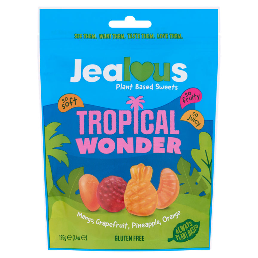 Jealous Sweets Tropic Wonder Mango, Melon Pineapple Grapefruit 125g GOODS ASDA   