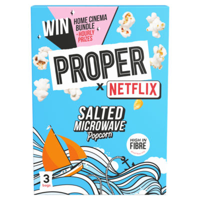 Propercorn Popcorn micro-ondable salé 3 x 70g (210g)