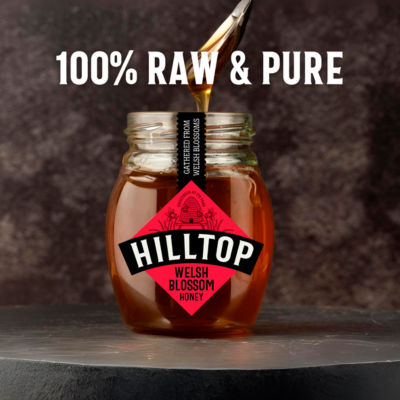 Hilltop Heritage Welsh Blossom Honey 227g, imported from the UK