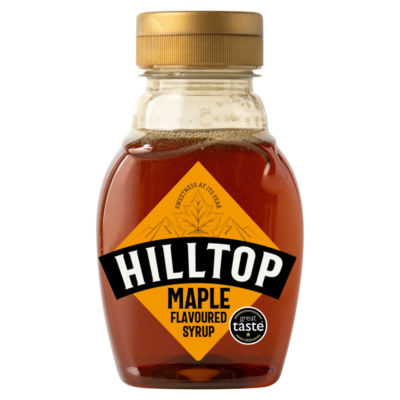 Hilltop maple flavoured syrup 230g (British brand)