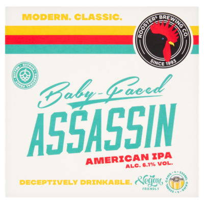 Roosters Brewery Baby-Faced Assassin IPA 4x330ml - British product