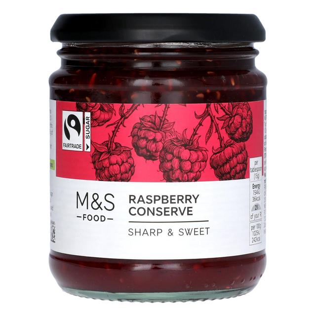 M&S Fairtrade Raspberry Conserve   340g GOODS M&S   