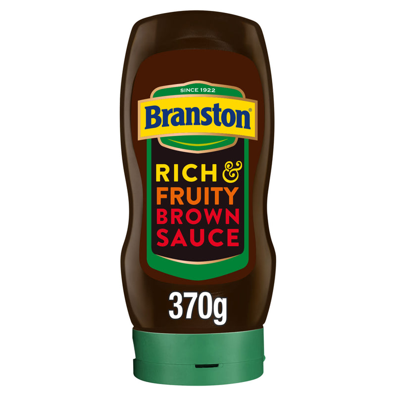 Branston brown sauce Rich & Fruity 370g, imported from the UK
