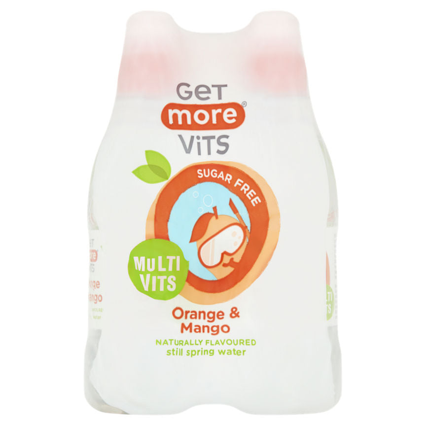 Get More Vits Orange & Mango Sugar Free Multivits Still Spring Water Bottles GOODS ASDA   