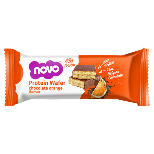 Novo Protein Wafer Chocolate Orange Flavour 40g GOODS ASDA   