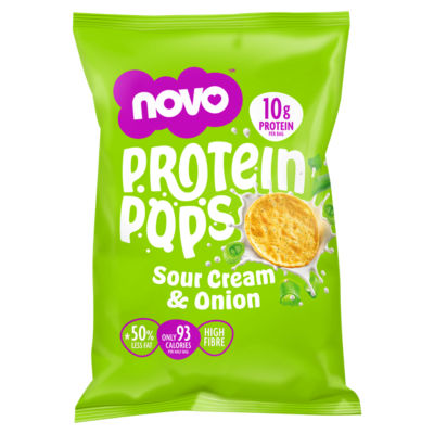 ASDA Novo Protein Pops Sour Cream and Onion Protein Snack 45g- Buy online at McGrocer