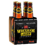 Wrexham Lager Export beer 4x330ml - British product