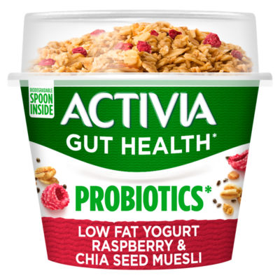 زبادي Activia قليل الدسم بالتوت وبذور الشيا وجرانولا 165 جرام - اشترِ عبر الإنترنت من McGrocer