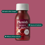Plenish berry gut health shot 60ml, imported from the UK
