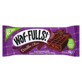 Waffulls chocolate waffle bar Double Choc 50g (British brand)