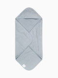 MORI blue baby hooded towel 75x75 cm - British product