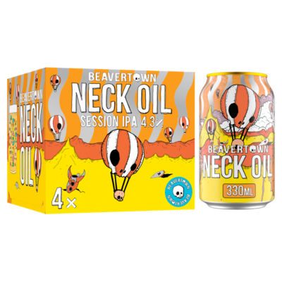 Beavertown Neck Oil Session IPA 4 x 330 ml - Produit britannique