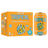 Beavertown Cosmic Drop tropical fruit lager 4x330ml, imported from the UK