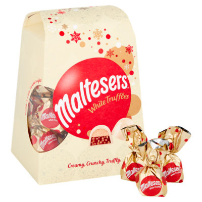 Maltesers white chocolate truffles gift box 200g - British product