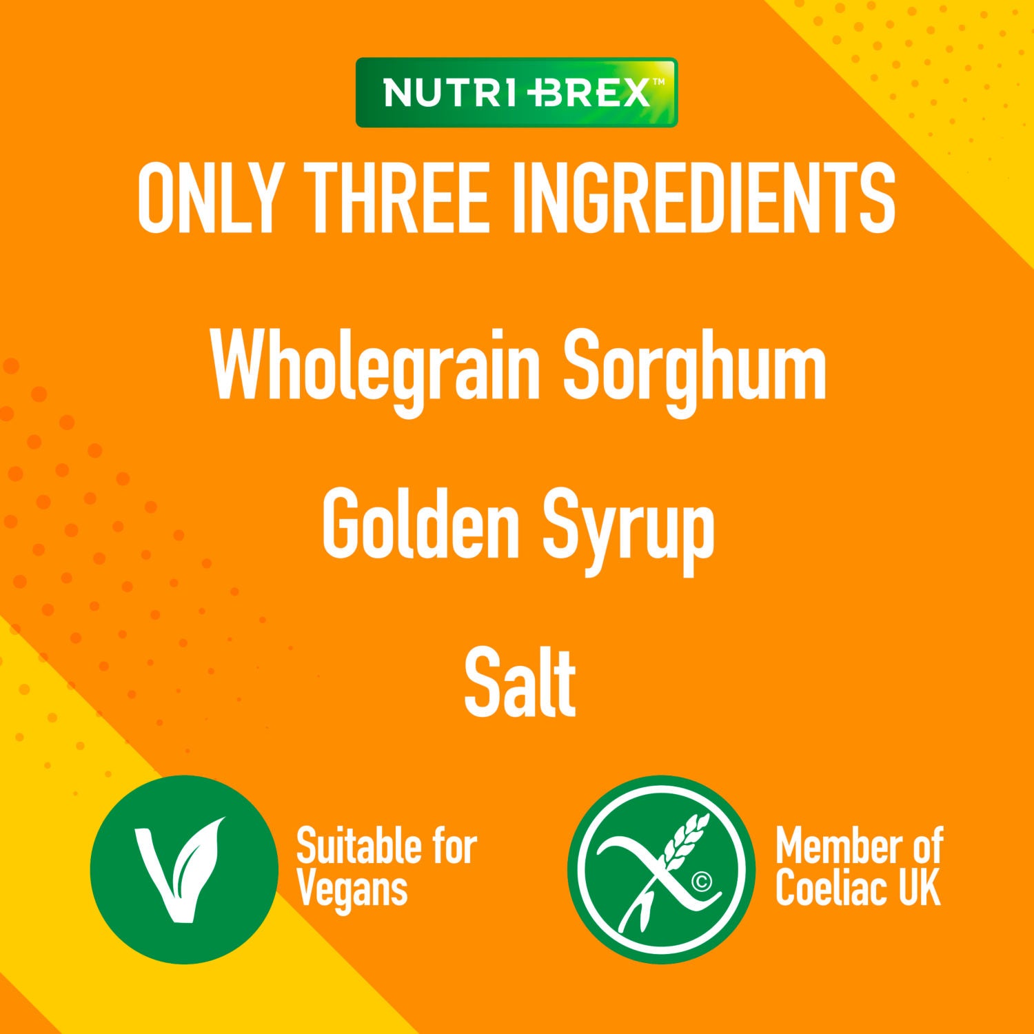 Nutri-Brex Gluten Free cereal biscuits 375g pack, imported from the UK