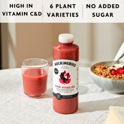 Mockingbird Raw Energise Virgin Smoothie Kaltgepresster Obst- und Gemüsesmoothie 750ml
